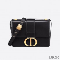 Dior 30 Montaigne Bag Box Calfskin Black - Christian Dior Outlet