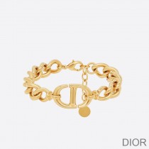 Dior CD Navy Bracelet Metal Gold - Christian Dior Outlet