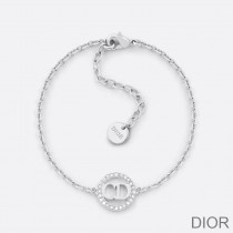 Dior Clair D Lune Bracelet Metal and Crystals Silver - Christian Dior Outlet