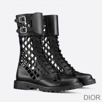 Dior D - Trap Ankle Boots Women Matte Calfskin Black - Christian Dior Outlet