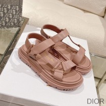 Dior D - Wave Sandals Women Lambskin Pink - Christian Dior Outlet