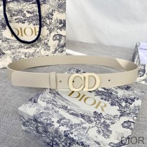 Dior Saddle Belt Matte Calfskin Beige - Christian Dior Outlet