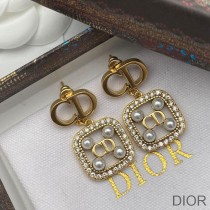 Dior Tribales Earrings Gold - finish Metal, White Resin Pearls And White Crystals Gold - Christian Dior Outlet