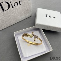 J''Adior Little Deer Bracelet Metal and White Crystals Gold - Christian Dior Outlet