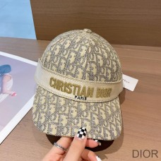 Dior Baseball Cap D - Oblique Cotton Khaki - Christian Dior Outlet