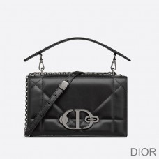 Dior 30 Montaigne Chain Bag with Handle Maxicannage Lambskin Black - Christian Dior Outlet