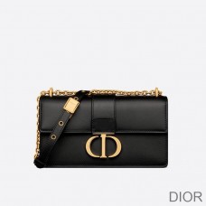 Dior 30 Montaigne East - West Bag With Chain Calfskin Black - Christian Dior Outlet