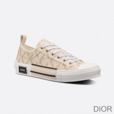 Dior B23 Sneakers Unisex CD Diamond Motif Canvas Brown - Christian Dior Outlet