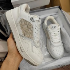 Dior B27 Sneakers Unisex World Tour Onlique Galaxy Calfskin and Suede White - Christian Dior Outlet