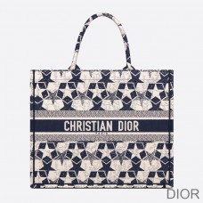 Dior Book Tote Etoile Motif Canvas Blue/White - Christian Dior Outlet