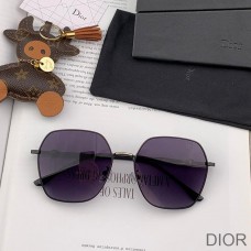 Dior D2701 Square Sunglasses In Black - Christian Dior Outlet