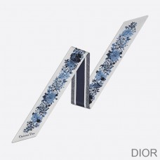 Dior Mitzah Twill Jardin d''Hiver Silk Blue - Christian Dior Outlet
