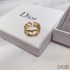 Dior Open Chain 30 Montaigne Ring Metal Gold - Christian Dior Outlet