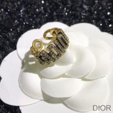 Dior Open Chain J''ADIOR Ring With Crystals Gold - Christian Dior Outlet
