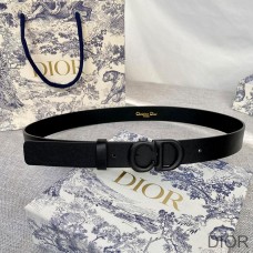Dior Saddle Belt Matte Calfskin Black - Christian Dior Outlet