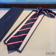 Dior Tie CD Motif Silk Red - Christian Dior Outlet