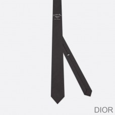 Dior Tie Dior Atelier Silk Black - Christian Dior Outlet