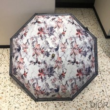 Dior Umbrella Floral Print In White - Christian Dior Outlet