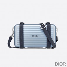 Dior x Rimowa Personal Clutch Aluminum Sky Blue - Christian Dior Outlet