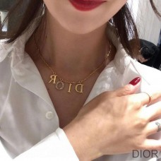 Diorevolution Necklace Metal And White Crystals Gold - Christian Dior Outlet