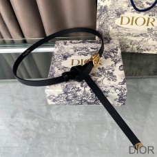 Diorpolytechnique Belt Smooth Calfskin Black/Gold - Christian Dior Outlet