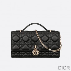 Mini Miss Dior Bag Cannage Lambskin Black - Christian Dior Outlet