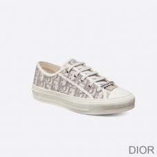 Walk''n''Dior Sneakers Women Oblique Motif Canvas Grey - Christian Dior Outlet