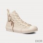 Dior B23 High - Top Sneakers Unisex Cactus Jack Dior Motif Canvas Beige - Christian Dior Outlet