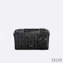 Dior Lingot 22 Bag CD Diamond Motif Canvas Black - Christian Dior Outlet