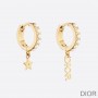 Diorevolution Earrings Metal and White Resin Pearls Gold - Christian Dior Outlet