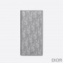 Large Dior Vertical Wallet Oblique Galaxy Leather Grey - Christian Dior Outlet